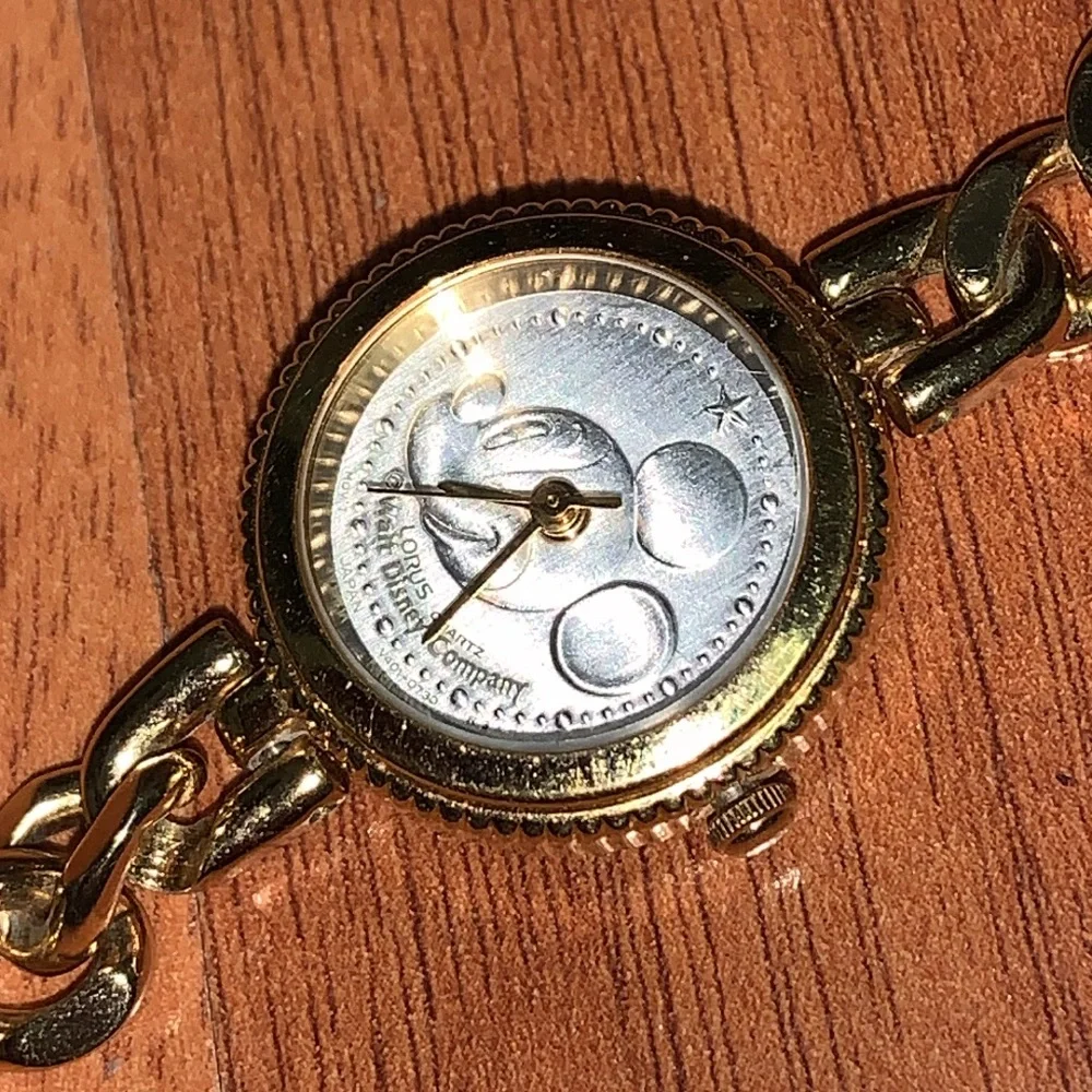 Lorus gold link Mickey Mouse